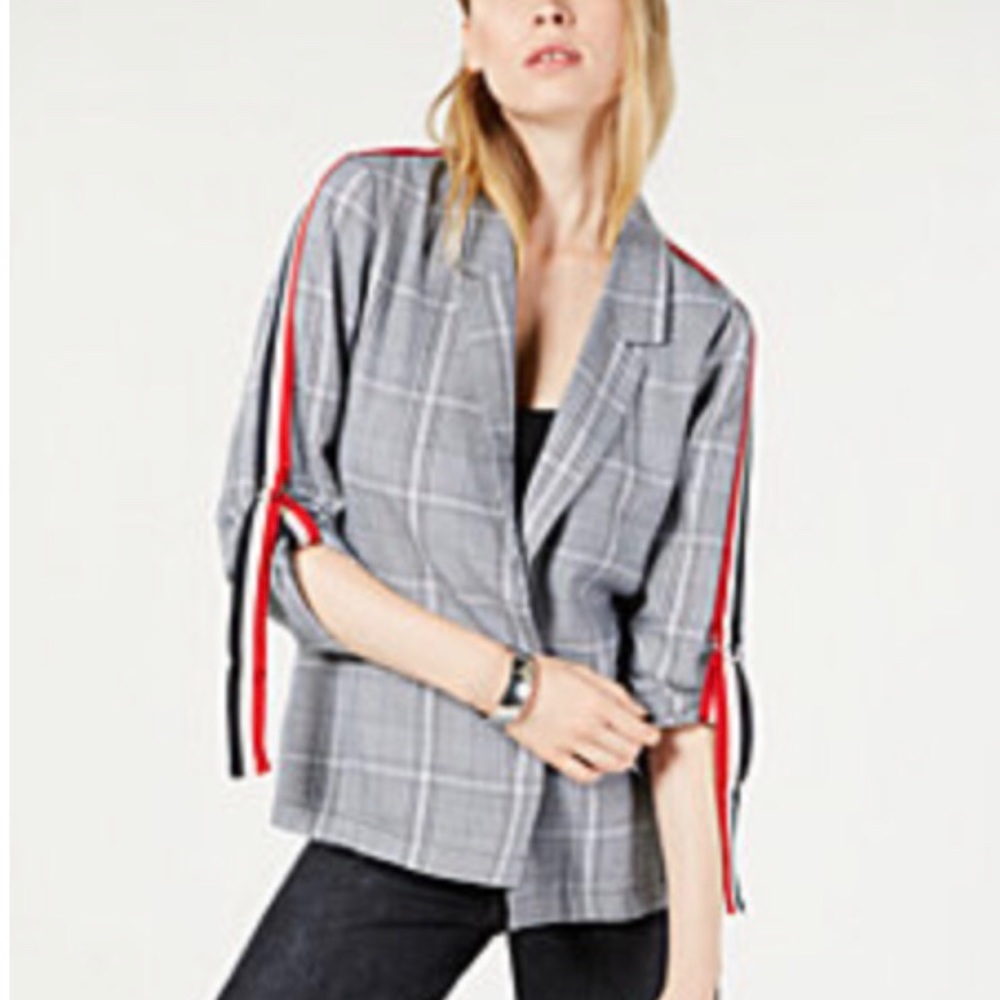 ❇️ Project 28 Nyc Plaid Blazer - Black